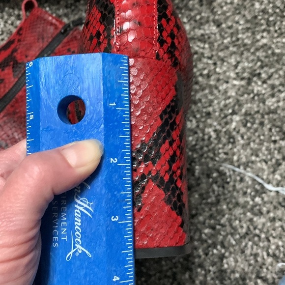 rag & bone Ellis Boot in Red Sz 7.5 - Picture 8 of 12